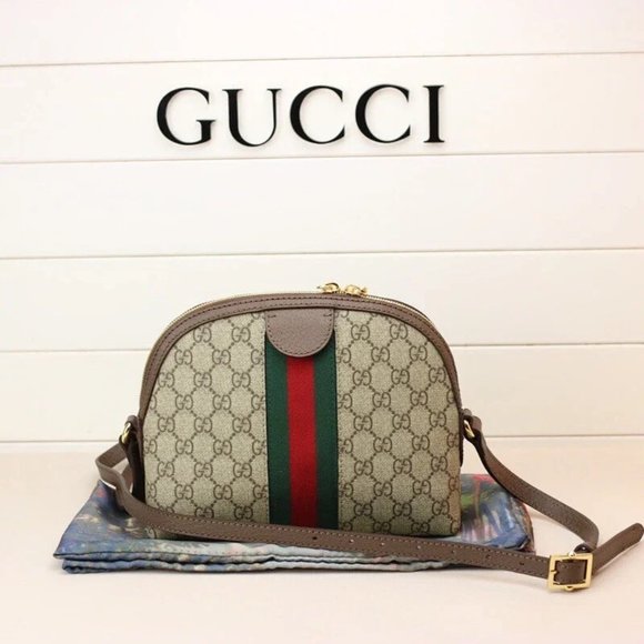 Gucci Shell Shoulder Bag Grey - Picture 3 of 10